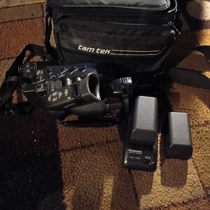 Panasonic Black Video Camcorder Set